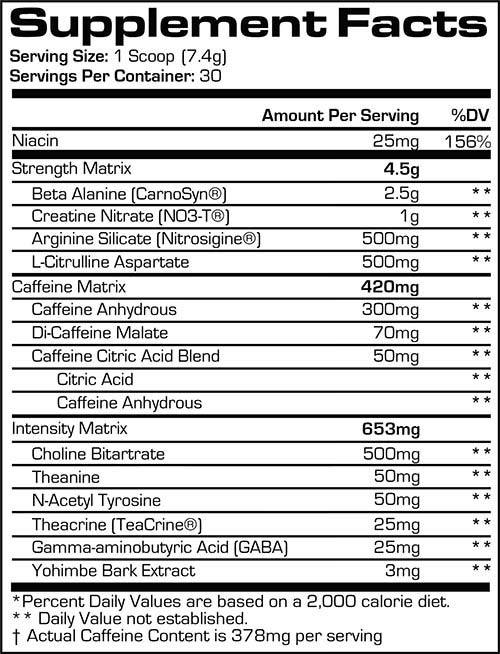 Mr Hyde Nitro X Pre Workout 30 Servings